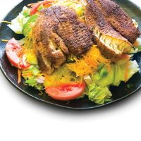 Grilled fish Salad